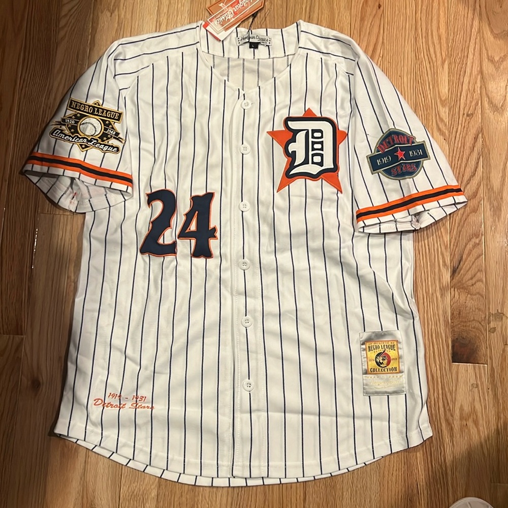 Collectible Negro League Detroit Stars Baseball Jersey